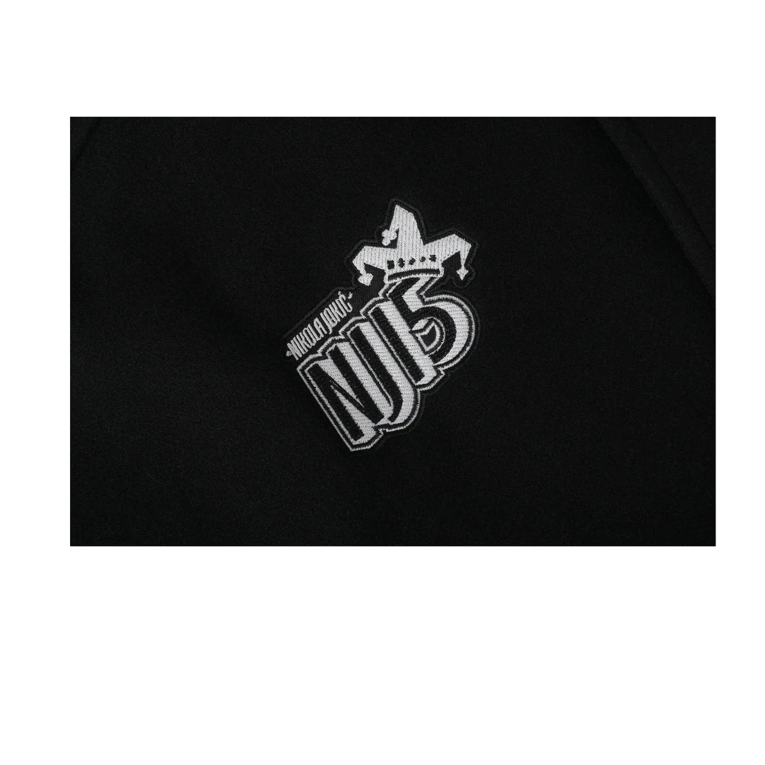 MEN'S Nikola Jokić - Velvet Jacket: Black - Image 3